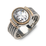 MOTIF - pierścionek srebrny z cyrkonią