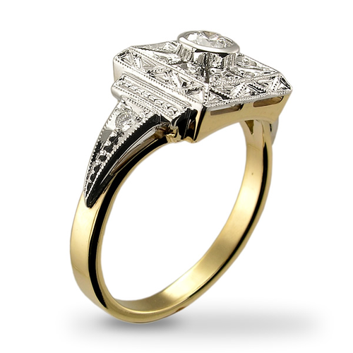 taki chcę mieć!!! piękny, finezyjny pierścionek z brylantami .