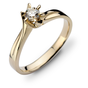 Cudo, cudeńko na zaręczyny - piękny pierścionek z okazalym brylantem.